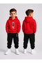 Men's Hooded Tracksuit Set – Printed Hoodie Sweatshirt and Sweatpants Winter Outfit
