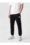 Black regular fit jogger sweatpants