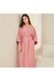 Waffle Bathrobe, Pink