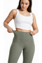 Belize Modal Fabric Push up High Waist Gathering Tights Black - 5