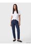 Two Mt Shop Quality Lcw Everyday Indigo Denim Straight Slim & Slim High Waist Narrow Leg Women's Jean Pants