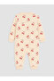 Nevavm Lcw Baby Beige 1 Tog Patterned Baby Girl Sleeping Bag with Difference in Color - 2