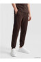 Brown Regular Fit Men's Jogger Sweatpants