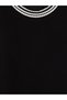 Two Mt Shop Quality Lcw Everyday Black Oversize Soft Touch Women's Sweatshirt Tunic - 6