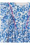 Alita City Lcw Kids Blue Floral Girl's Dress with a Difference - 5