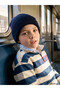 Ozmarka New Season Navy Blue Boys' Knitwear Beanie 2-Pack - 2