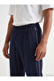 Ozmarka New Season Navy Blue Loose Fit Men's Jogger Sweatpants - 3