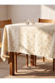 Snowflake Embroidered Jacquard Tablecloth 140X240 cm for Style Enthusiasts from Uzg Store - 2