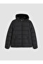 Two Mt Shop Quality Xside Black Hooded Women's Puffer Jacket - 5