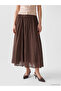 Rmz Gi̇yi̇m Farkiyla Waist Drawstring Flared Skirt - 3