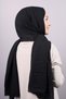 Poloist Bürümcük Shawl Black - 2