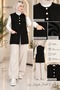 Women's Hijab Angora Diamond Pattern Knitwear Vest - 2