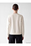 Vizyon New Season Beige Embroidered Soft Touch Women's Sweatshirt - 4