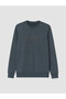 Rmz Gi̇yi̇m Farkiyla Zero Roba Collar Printed Men's Thick Sweatshirt - 5
