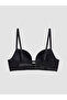 Esvab • Modern & Distinctive Underwire Non-Padded Leopard Embroidered T-Shirt Bra - 3