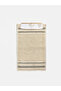 Rmz Gi̇yi̇m Farkiyla Striped Embroidered Bath Mat Set - 3