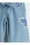 Alita City Lcw Kids Indigo Straight Fit Embroidered Girls' Jean Pants with a Difference - 4