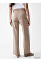 Özmarka New Season Brown Soft Touch Stone Women's Trousers - 4
