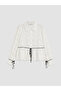 Alita City with a Difference, Lcw Studio White Embroidered Women's Shirt - 5