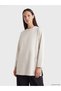 Nevavm Lcw Everyday Beige Plain Loose & Baggy Women's Tunic with a Difference