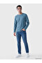 Lcwaikiki Classic Crew Neck Long Sleeve Combed Cotton Men's T-Shirt - 2