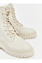 Alita City Lcw Steps Beige Women's Boots with a Difference - 3