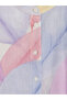 Two Mt Shop Quality Lcw Studio Mixed Court Collar Patterned Oversize Women's Shirt - 6