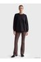 Gencc Quality Koor Sport Black Diving Fabric Plain Oversize Women's Sweatshirt - 2