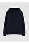 Alita City Farkıyla Lcw Everyday Navy Blue 2 Thread Plain Standard & Regular Women's Zippered Sweatshirt - 5