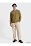 Özmarka New Season Yellow Crew Neck Men's Sweatshirt - 2