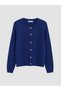 Alita City Lcw Everyday Blue Knitwear Patterned Short Women's Cardigan with a Difference - 5