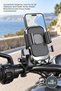 10 Pieces 360 °   Handlebar Phone Holder – Adjustable Clamping, Spring-Loaded Side and Bottom Stabilizer, Hard Plastic Body, Bicycle Motorcycle Scooter Phone Holder