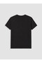Özmarka New Season Black Slim Fit Modal Fabric T-Shirt /02 - 6