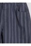 Vizyon New Season Navy Blue Boys' Striped Trousers - 3