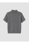 Alita City Lcw Vision Anthracite Knitwear with a Difference Flat Fisherman / Half Turtleneck Women's Sweater - 5