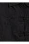 Alita City with a Difference of Color, Lcw Curve Black Large Size Embroidered Women's Shirt - 5