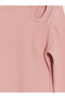 Two Mt Shop Quality Pink Oval Collar Window Detail Girls' T-Shirt - 2