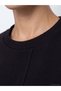 Gencc Quality Koor Sport Black Diving Fabric Plain Oversize Women's Sweatshirt - 4