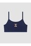 Vizyon New Season Navy Blue U-Neck Girls' Bustier Set of 2 - 3