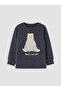 Özmarka New Season Gray Embroidered Boys' Pajama Set - 2