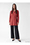 Red Dobby Women's Shirt Tunic - 3