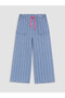 Two Mt Shop Quality Lcw Kids Indigo Wideleg Striped Girls' Jean Pants - 2
