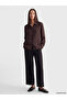 Two Mt Shop Quality Lcw Everyday Brown Leopard Print Women's Shirt - 2