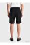 Özmarka New Season Black Regular Fit Men's Shorts - 4