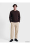 Vizyon New Season Plum Crew Neck Men's Sweatshirt - 2