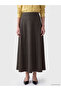 Esvab • Modern & Distinctive Zippered Waist Checked Embroidered Flared Skirt - 3