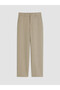 Özmarka New Season Beige Regular Fit Gabardine Men's Trousers - 5