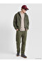 Özmarka New Season Khaki Regular Fit Gabardine Men's Trousers