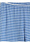 Navy Blue Plaid Women's Pajama Bottoms - 7