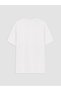 Two Mt Shop Quality Koor Sport White Combed Cotton Printed Oversize Women's Sports T-Shirt - 6